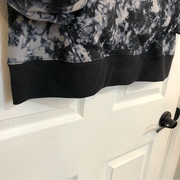 Splattered Charcoal-Blue Champion Hoodie - Picture 3 of 15